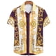 thumbnail image 4 of Camisas con estampado 3D de textura de lujo para hombres, ropa de moda para vacaciones, blusas de calle para hombres, blusa de solapa de verano de manga corta, top Y2k, 4 of 5