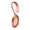 Rose gold, variant on Attractive Bend Metal Spoon Excellent For Seafood Dishes And Puddings