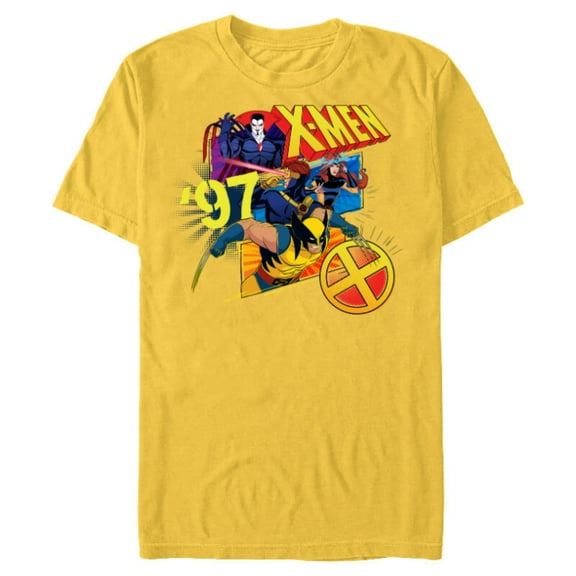Marvel Studios X-Men ’97 Wolverine Cyclops Jean Mr. Sinister- Short Sleeve Blended T-Shirt for Adults - Customized-Yellow