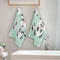thumbnail image 4 of Dreamtimes Cute Panda Hand Towels, Soft & Absorbent Bathroom Guest Towels Kitchen Towels Fingertip Towel for Beach Gym Spa 14x28 Inch (2PACK), 4 of 7