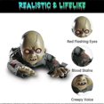 thumbnail image 2 of 2025 Creepy Crawling Baby Zombie Ghost Doll Animated Halloween Haunted Toy, 2 of 5