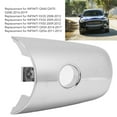 thumbnail image 3 of Door Handle Cover, Long Lifespan Solid Construction 80646-1BA0A Textured Design Front Left Door Handle Cover  for Car, 3 of 8