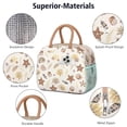 thumbnail image 4 of Lunch Bag Women Lunch Bag with Front Pocket Portable Large Cooler Tote for Student/Mother Group with Side Pockets for Work Office Picnic Starfish (531), 4 of 7