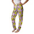 thumbnail image 4 of Women Christmas Print Lounge Pants Drawstring Soft Sleepwear Holiday Pajama Bottoms Comfy Homewear Trousers for Family Gatherings, 4 of 6