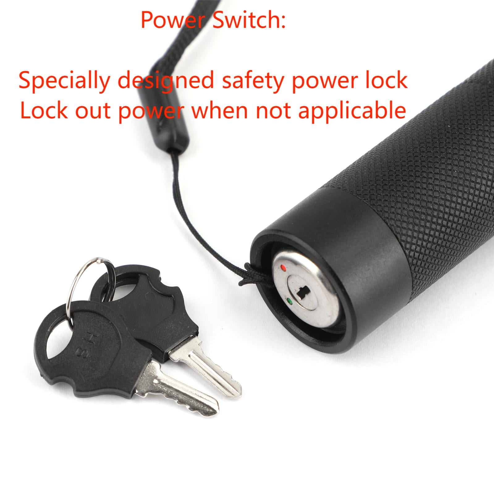 200Miles Red Laser Pointer Pen Visible Beam 18650 Light Lazer Lamp 650nm