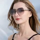 thumbnail image 2 of Muramaudi Hombre Mujer Gafas De Sol Lentes Polarizados Estilo Retro Moda Uv400 Gris Round, 2 of 8