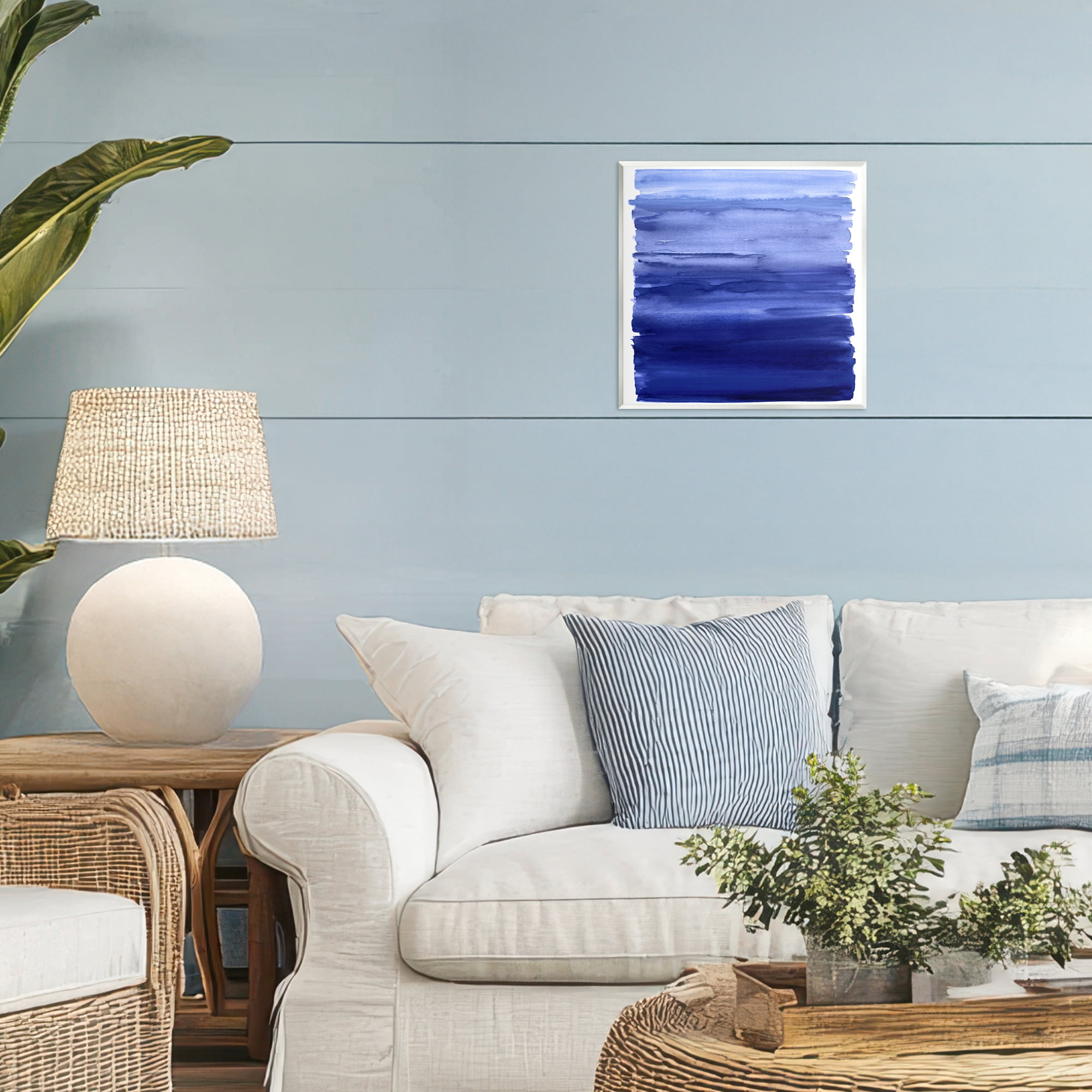 Stupell Industries Indigo Ombre Gradient Wall Plaque Art, design by Allie Corbin