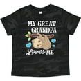 thumbnail image 3 of Inktastic My Great Grandpa Loves Me with Sloth and Hearts Boys or Girls Toddler T-Shirt, 3 of 5