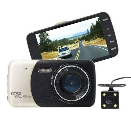 Huge Screen - HD Huge Screen Vehicle Recorder Night Vision Rear View Camera TF card Motion Detection
