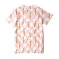 thumbnail image 6 of Staki Toddler Easter Outfit Toddler Boys Girls Cute Bunny Short Sleeve Crew Neck Shirt Top Kids Easter Outfits 1-9Y 10-13Y(Light Pink,12-13 Years), 6 of 6