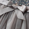 thumbnail image 6 of RMGVDSD Flower Girl Dress With Bow Elegant Kids Long Sleeve Sequins Party Dress Formal Tulle Princess Birthday Dresses For Girls Cute Dress Sundresses, 6 of 7