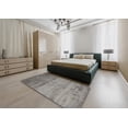 thumbnail image 5 of Ahgly Company Machine Washable Indoor Rectangle Contemporary Gunmetal Gray Area Rugs, 3' x 5', 5 of 7