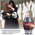thumbnail image 4 of Hand Painted White House Memorial Urn - Keepsake Urn For Human Ashes - Funeral Urns For Adult Ashes Men - Urn For Ashes Adult Male - Cremation Urns For Human Ashes Adult Female (Size -3inch,1Pcs), 4 of 5