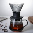 thumbnail image 2 of Glass Coffee Pot Coffee Filter Cup Soak Filter Cup Filter Paper Coffee Pot Hand Brew Coffee Appliance Filter Smart CupsmallLake Green, 2 of 5