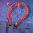 thumbnail image 2 of VALSEEL Neckband Bluetooth Headphones, Hanging Neck Type Light-emitting Gaming Special Bluetooth Headset Sports Wireless Binaural In-ear Headset, Gaming Headphones, 2 of 7