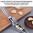 thumbnail image 4 of TIMIFIS Garlic Press Alloy Manual Garlic Press Household Kitchen Small Tool Garlic Masher -Border Multifunctional Garlic Masher Kitchen Gadgets Kitchen Gadgets, 4 of 8