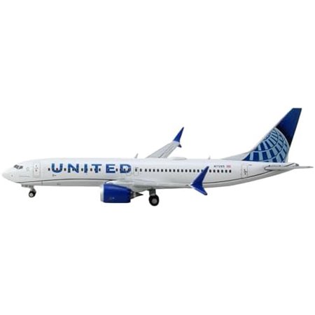 GJUAL2225 United Airlines Boeing 737 MAX 8 N17265; Scale 1:400