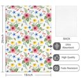 thumbnail image 2 of 2 Pcs Pioneer Flower Floral Print Pattern Kitchen Towels, Funny Microfiber Dish Towel Set, 18" X 26" Tea Towels, 2 of 6