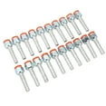 thumbnail image 1 of Refrigerant Hose Barb Connectors, High Strength 20PCS AC Hose Barb Fitting Rustproof Universal Rugged Structure Aluminum Chemical Resistant  for Trucks for Cars 5/8in,1/2in,3/8in, 1 of 7