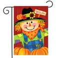 thumbnail image 2 of Briarwood Lane Scarecrow and Pumpkins Autumn Garden Flag, 2 of 4