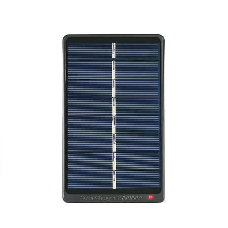 2*AA/AAA Rechargeable Batteries Charger Solar Powered Charger 1W 4V Solar Panel for Battery