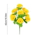 thumbnail image 3 of Ramo de claveles artificiales 12 flores de tela para la decoración de la oficina en casa de bodas, arreglo de plantas artificiales, sin mantenimiento, 3 of 6