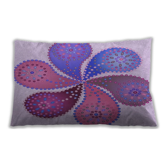 Ahgly Company Outdoor Rectangular Contemporary Lumbar Throw Pillow, 13 inch by 19 inch