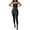 Black, variant on COM1950s Dresses for Women Sexy Lace Wrapped Chest Dress Fitted With Stockings Set