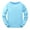Light Blue, variant on 3-14 Years Girls Boys Undershirt Long Sleeve Crewneck Tee T-Shirt Toddler Cotton Basic Warm Tops Shirts Solid Color Tee Pajamas Tops(Black,4-5 Years)