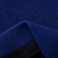 thumbnail image 5 of Husipze Women Winter Casual Single Breasted Hooded Jacket Pea Coat Long Wool Blend Coat Jacket Trench Coat Overcoat Dark Blue 3XL, 5 of 7
