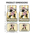 thumbnail image 2 of Cartoon Mickey Mouse And Minnie Mouse Car Floor Mats Universal Floor Mats for Cars Front Rear Car Foot Mats Cute Anime Pattern Car Accessories for Trucks, 2 of 5