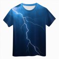 thumbnail image 4 of TOWED22 Boy's Cars Graphic Tees Short Sleeve Crew Neck T Shirt Casual Cute Summer Tops(Blue,3-4 Y), 4 of 5