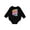AB-Black, variant on Inktastic Nana and Pops Love Me Retro Flowered Baby Fleece Bodysuit