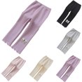 thumbnail image 3 of Dpytoraw Girls Fleece Lined Leggings Thick Warm Thermal Tights for Winter Outdoor Beige Size 3-4 Years, 3 of 5