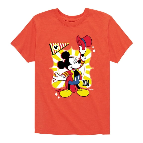 Disney - Birthday - Ring Master Mickey - Youth Short Sleeve Graphic T-Shirt