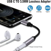 USB-C to 3.5mm Headphone Jack Adapter 2-Pack, Compatible with Pixel 4/3/2 XL, Samsung Galaxy S21/S20/Note 20/10, iPad Pro