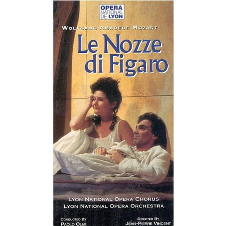 mozart - le nozze di figaro (the marriage of figaro) / olmi, furlanetto, szymtka, lyon national opera [vhs]
