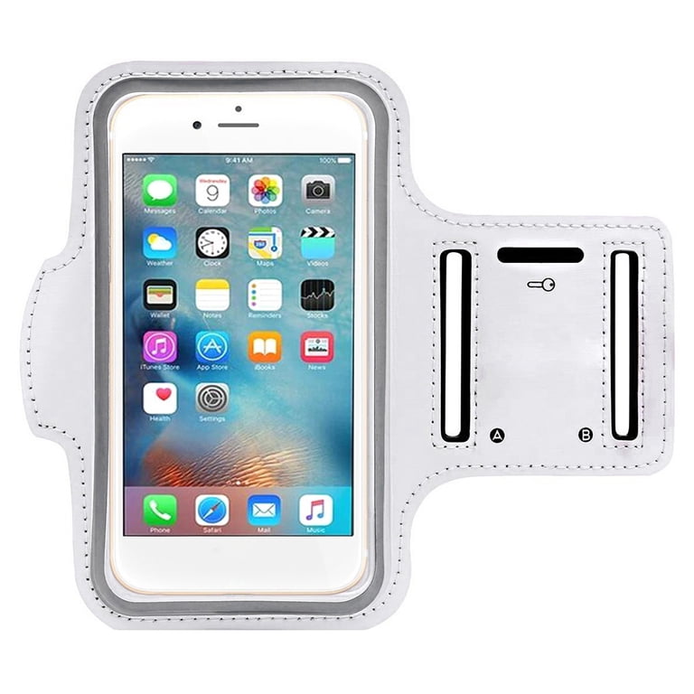 Premium IPhone 7 Plus / 8 Plus Armband With Fingerprint ID Access. Sports Arm Band Phone Case Holder For Running, Gym Training