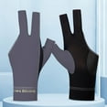 thumbnail image 4 of Guantes de billar para piscina, ligeros, con dedos abiertos, para entrenamiento amateur (gris), 1 ud., 4 of 4