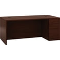 thumbnail image 2 of HON H105895R.NN 10500 Series 72 in. x 36 in. x 29.5 in. L Workstation Right Pedestal Desk with Full-Height Pedestal - Mahogany, 2 of 6