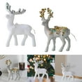 thumbnail image 1 of Adornos Colgantes de Navidad de Alce Macarena Decoración Argenta blanca Colgante de alce, 1 of 8