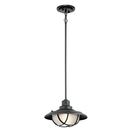 Harvest Mini Pendant - Kichler Harvest Ridge 49695BKT Outdoor Pendant Light