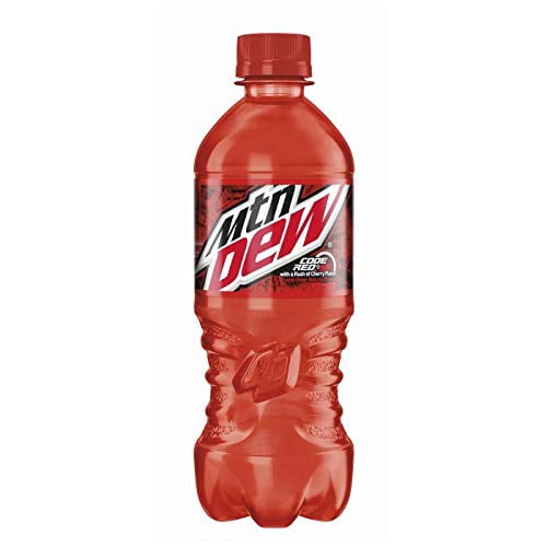 Mountain Dew Code Red Oz Soda Bottles Pack Of 24 Walmart Com Walmart Com