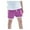 Purple, variant on Povozer Girls Bike Shorts with Pockets Capri Pants for Girl Stretchy Cropped Leggings Kids High Waist Yoga Pants Summer Knee Length Active Tights for 6-12 Months,Yellow