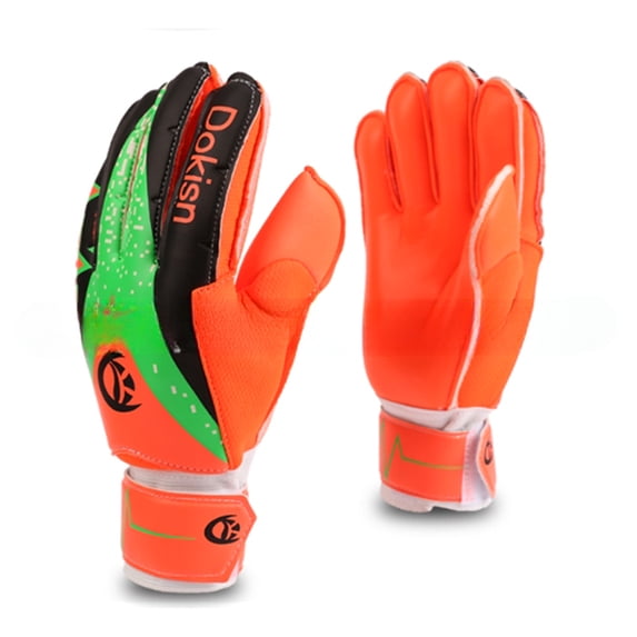 Soccer Goalie Gloves Thickened Latex Goalkeeper Gloves With Finger Guard Football Training Protective Gear