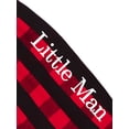 thumbnail image 4 of Newborn Baby Boy Clothes  Plaid Winter Mama Letter Print Romper Pants 3PCS Baby Boy Outfits Set 6-9 Months, 4 of 12
