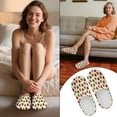 thumbnail image 7 of FUIALDOLG Christmas Trees Print Slippers for Women Japanese Style House Slippers Indoor Lightweight Closed Toe Bedroom Soft Sole Sandals for Home Use, Size 7.5-8.5, 7 of 7