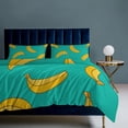 thumbnail image 3 of Colorful Yellow Banana 3D Duvet Cover Set Quilt Cover Theme of for Bedroom Decoration, 3 of 6