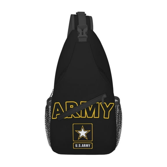 Army Chest Sling Bag Crossbody Shoulder Backpack Adjustable Lightweight Travel Hiking Casual Daypack Unisex