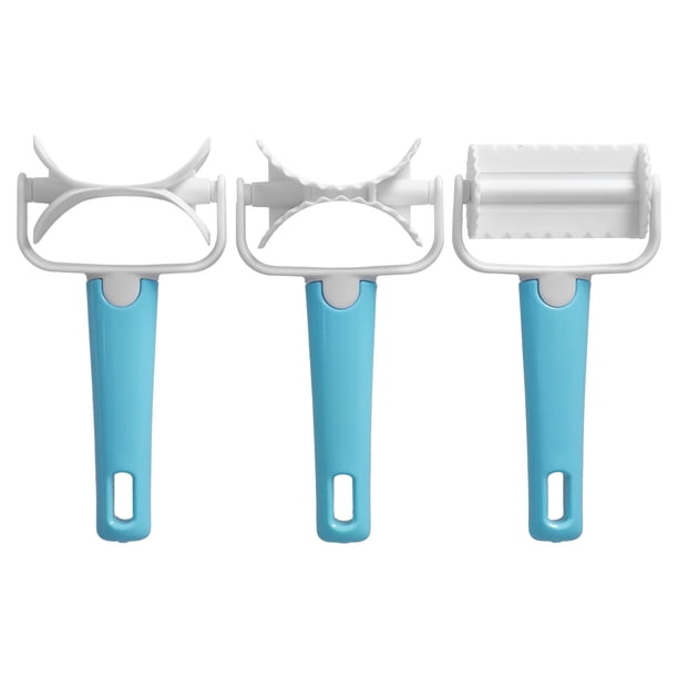 Rodillo cortador, 3 piezas/juego de cortador de masa DIY, rodillo de rueda de pastelería, cortador de celosía de masa, estética elegante